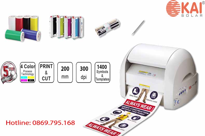 Máy in và cắt nhãn tự động CPM-200GM