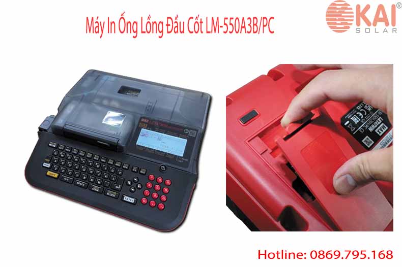 Máy in ống lồng đầu cốt LM-550A3/PC