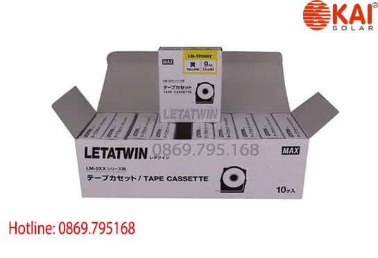 Nhãn vàng LM-TP509Y (9mm,8m)