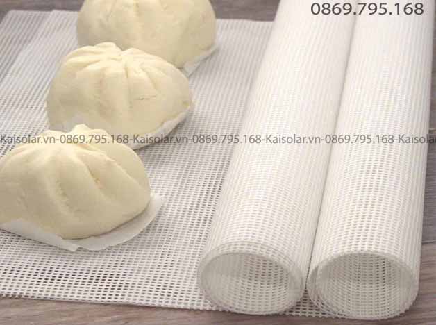 Tấm lót silicon hấp bánh bao - phụ kiện chống dính cho xưởng