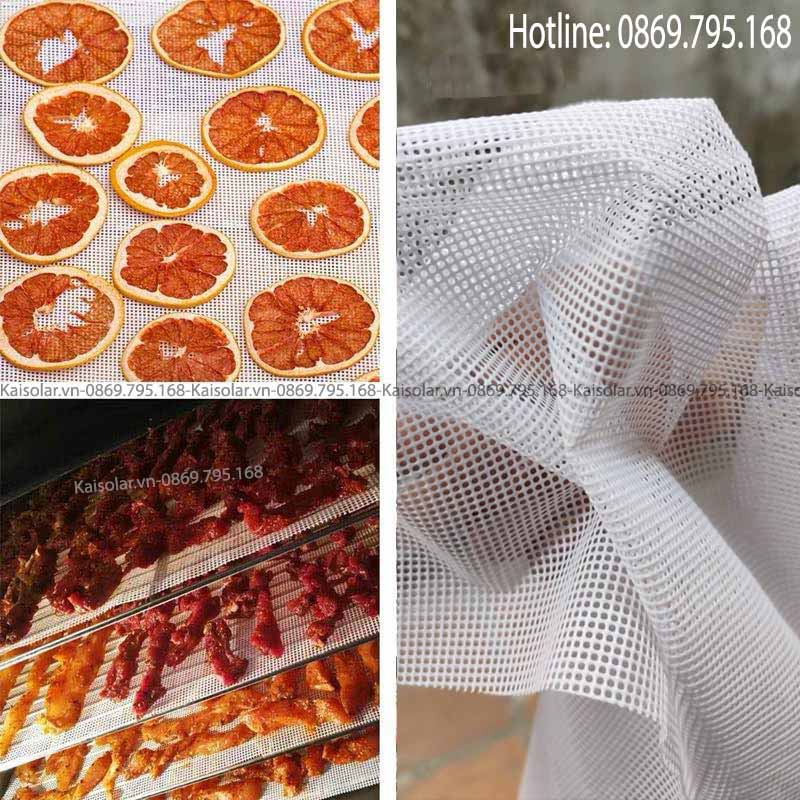 Tấm lót silicon chịu nhiệt - Giải pháp chống dính tối ưu cho xưởng sấy hoa quả 