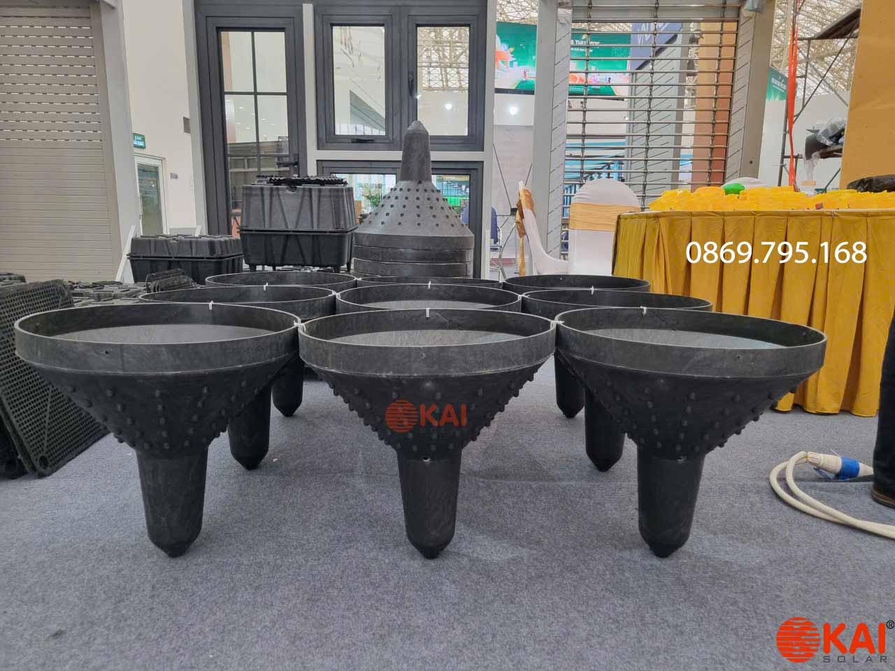 Phễu nhựa topbase - Gia cố nền đất yếu