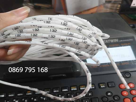 Dịch vụ in ống lồng đánh dấu dây điện lấy ngay