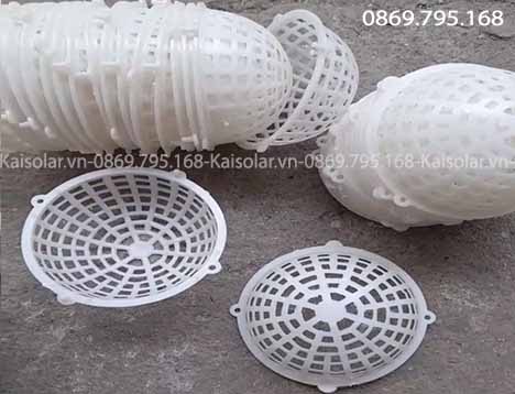 Giá thể vi sinh dạng cầu D75mm