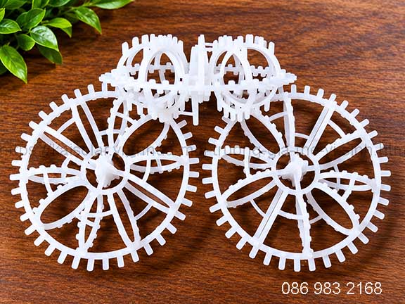 Cầu nhựa vi sinh D75 - Giá thể xử lý nước thải