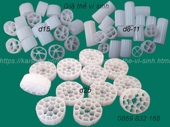 Giá thể vi sinh bánh xe D11 - D15 - D25 giải pháp nâng cao hiệu quả xử lý nước thải