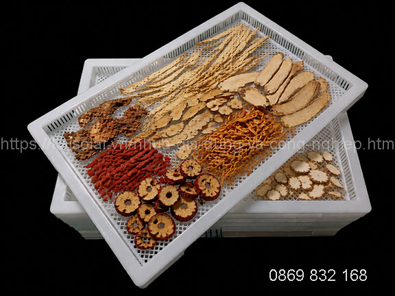 Khay nhựa sấy thuốc - dược liệu - viên nang mềm, kích thước 76x50x5cm