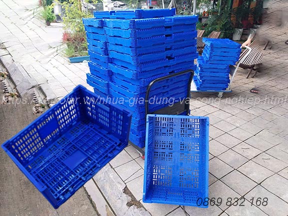 Sọt nhựa gấp gọn - Sự tiện lợi trong gia đình, văn phòng đến kho xưởng sản xuất