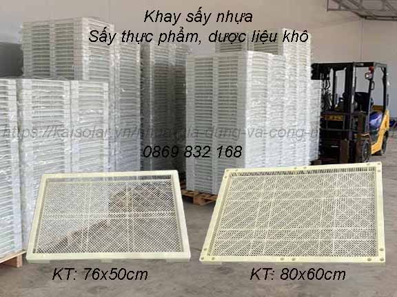 Khay sấy nhựa bền bỉ - Giải pháp an toàn cho sản phẩm sấy khô