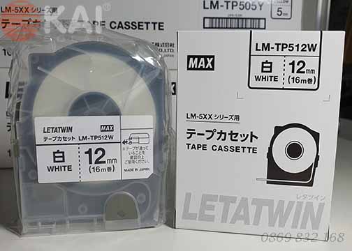 Nhãn in đầu cốt LM-TP512 (W, Y)