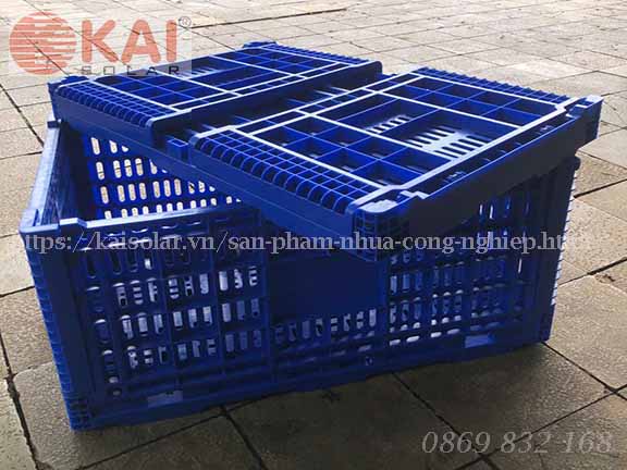 Khay nhựa, sóng nhựa gấp gọn dùng trong gia đình, văn phòng, lưu trữ và vận chuyển hàng hóa