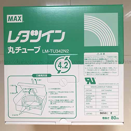 Ống lồng in đầu cốt đánh dấu dây điện Nhật Bản