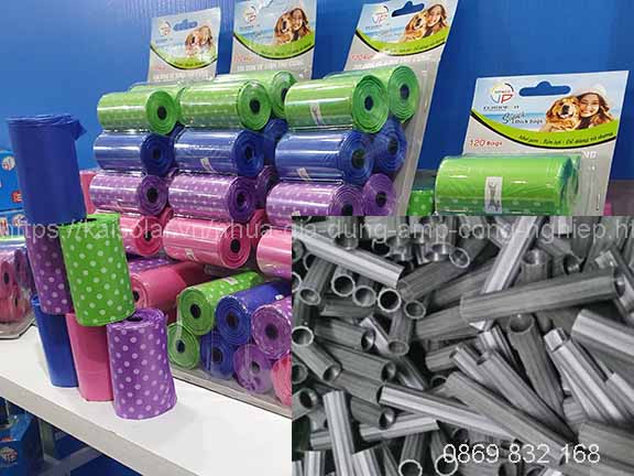 Lõi nhựa cuộn túi nilon thú cưng