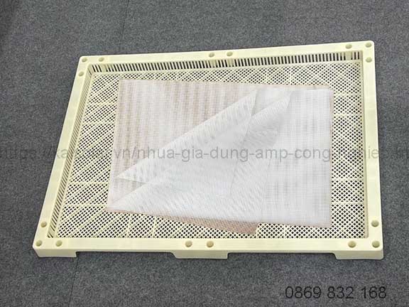 Tấm lưới silicon chống dính lót khay sấy hiệu quả khi sấy thực phẩm, thảo dược, dược liệu