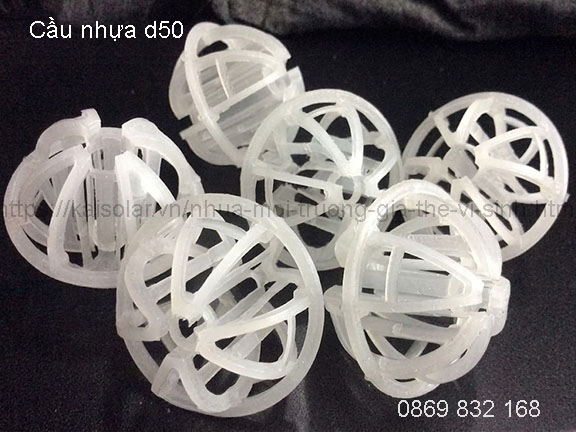 Quá trình xử lý nước thải hiệu quả của giá thể sinh học cầu nhựa D50