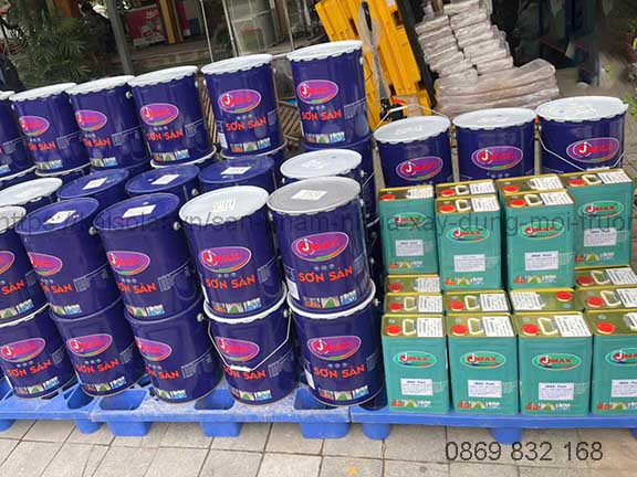 Sơn kẻ vạch giao thông, sơn sàn