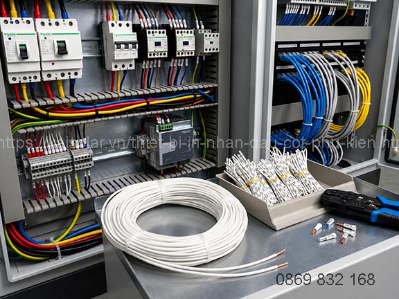 Ống lồng in đầu cốt - Giải pháp hiệu quả và an toàn cho tủ bảng điện, cáp viễn thông