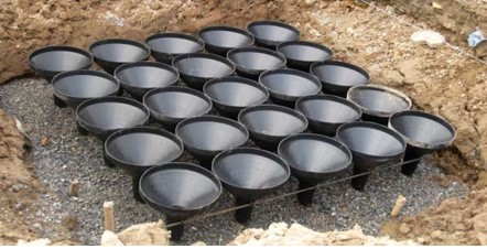 Trình tự thi công nền móng bằng phễu nhựa Topbase